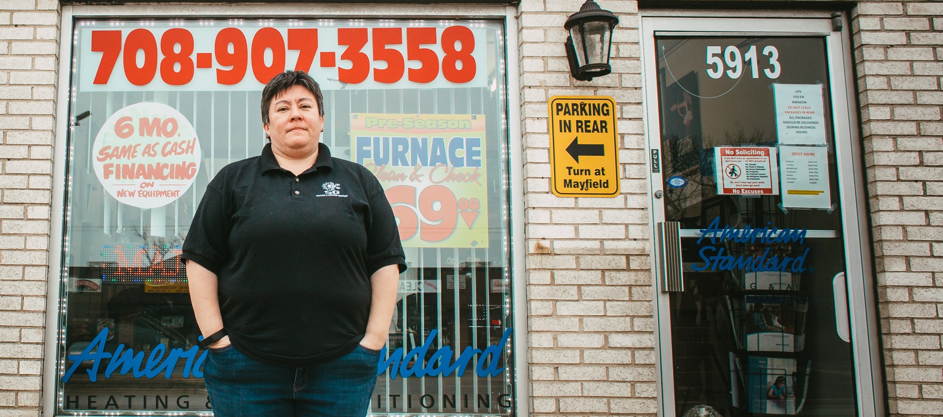 Sandra Garza, Owner of SG Heating & Cooling Services •  Oak Lawn, IL