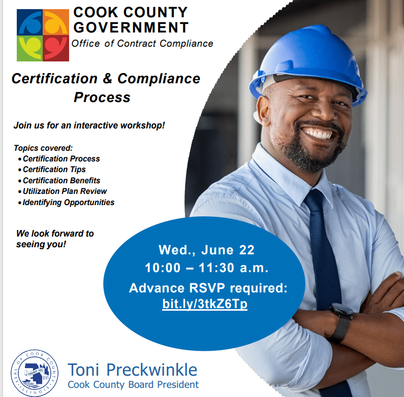Cook County Certification and Compliance Webinar